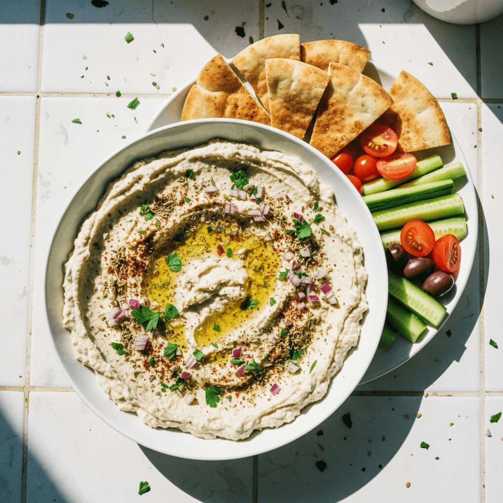 Mediterranean Protein Dip Bowl
