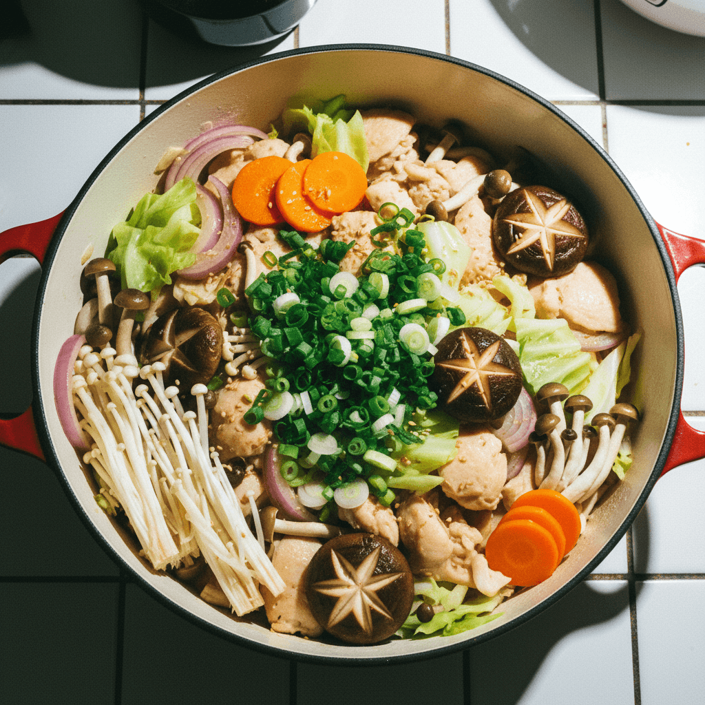 Vegetable Chicken (Waterless Chicken and Vegetable Pot)