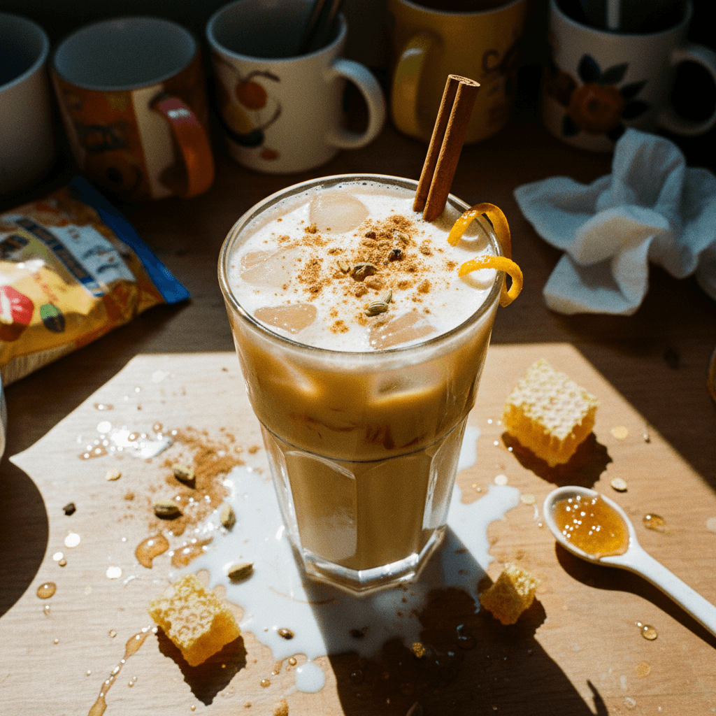 Iced Vanilla Honey Chai