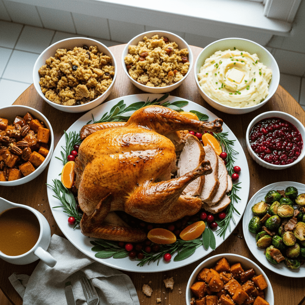 Classic Roast Turkey Dinner