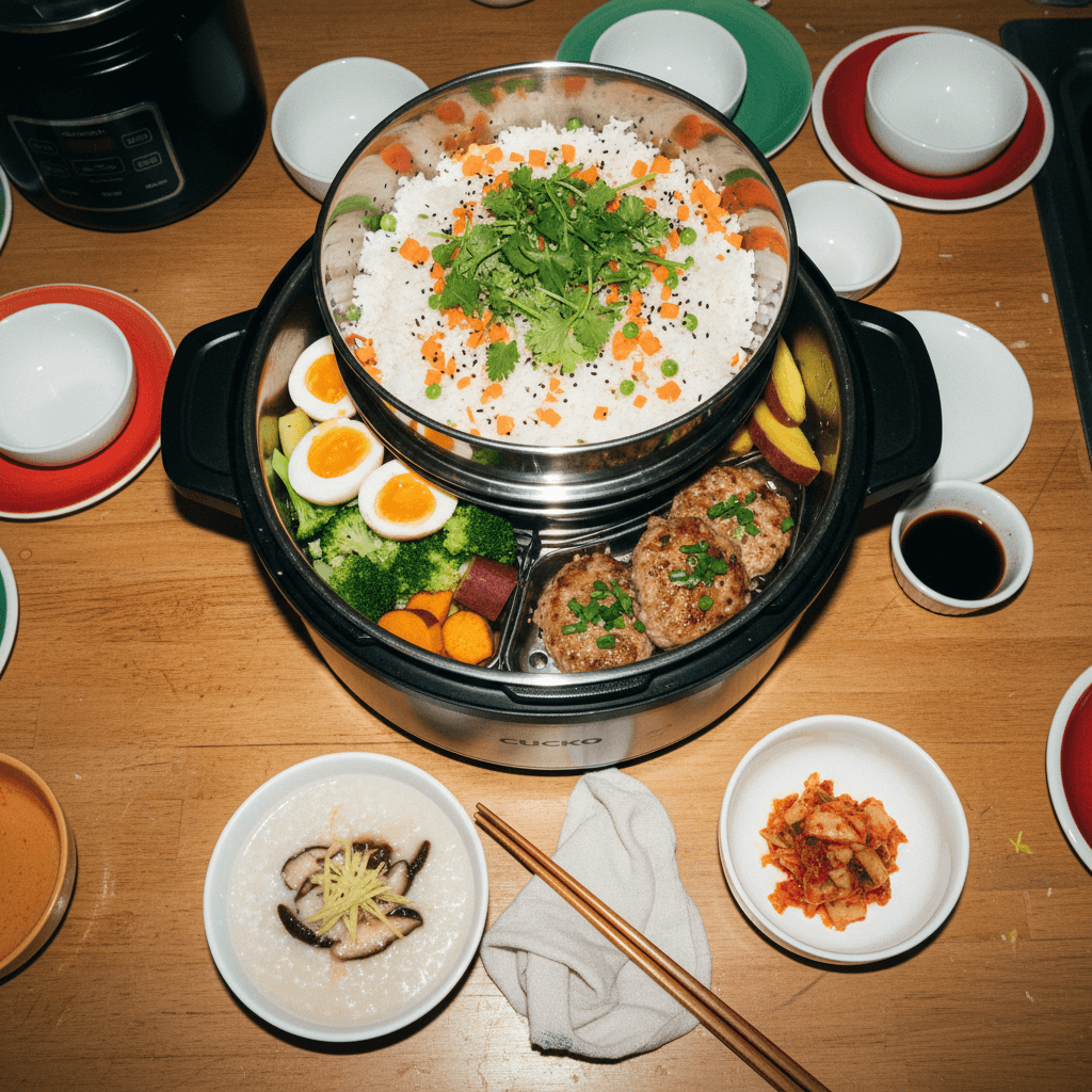 Pressure Cooker Multi-Course Breakfast