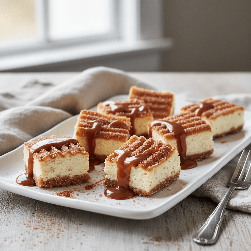 Churro Cheesecake Bites