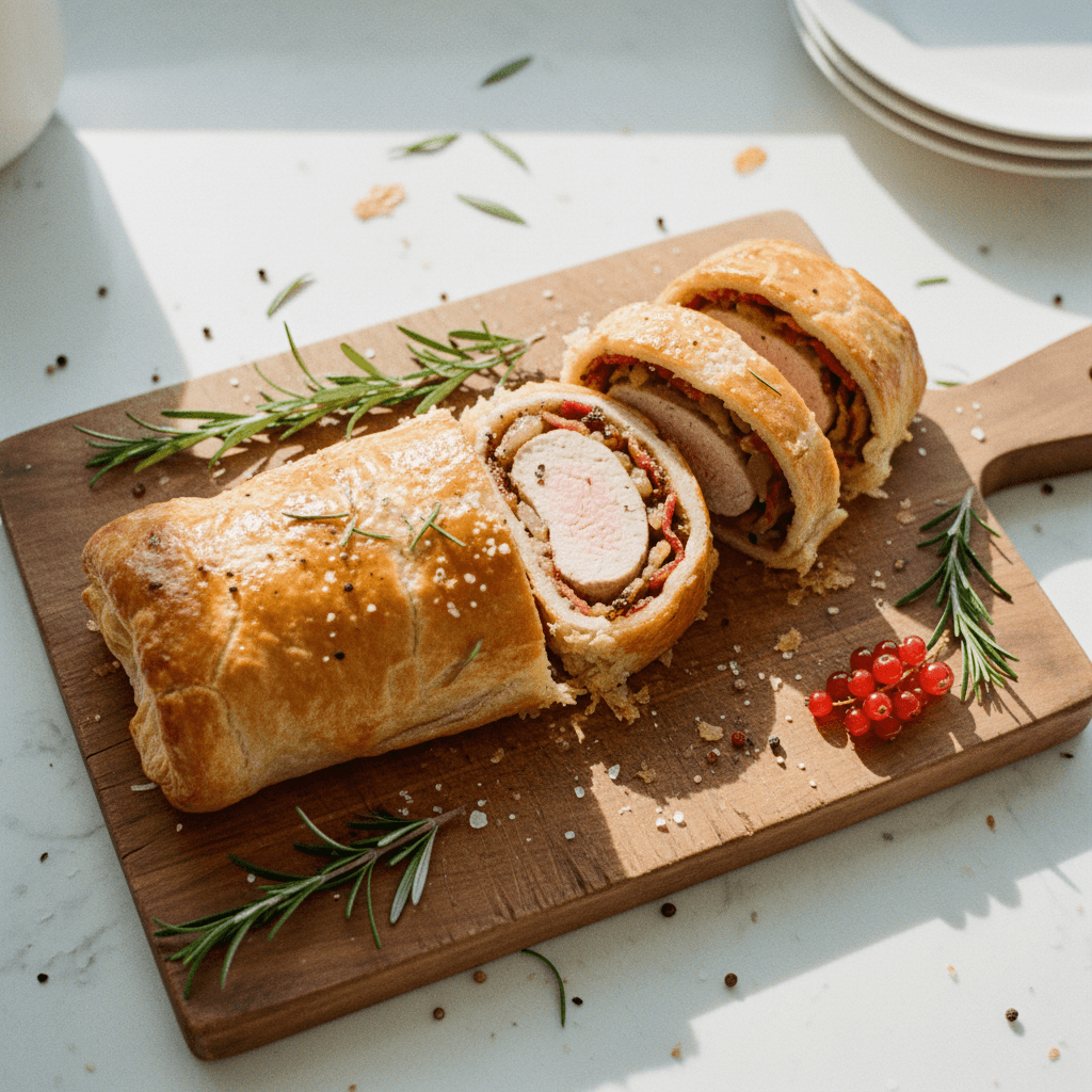 Pork Tenderloin Wellington Roll