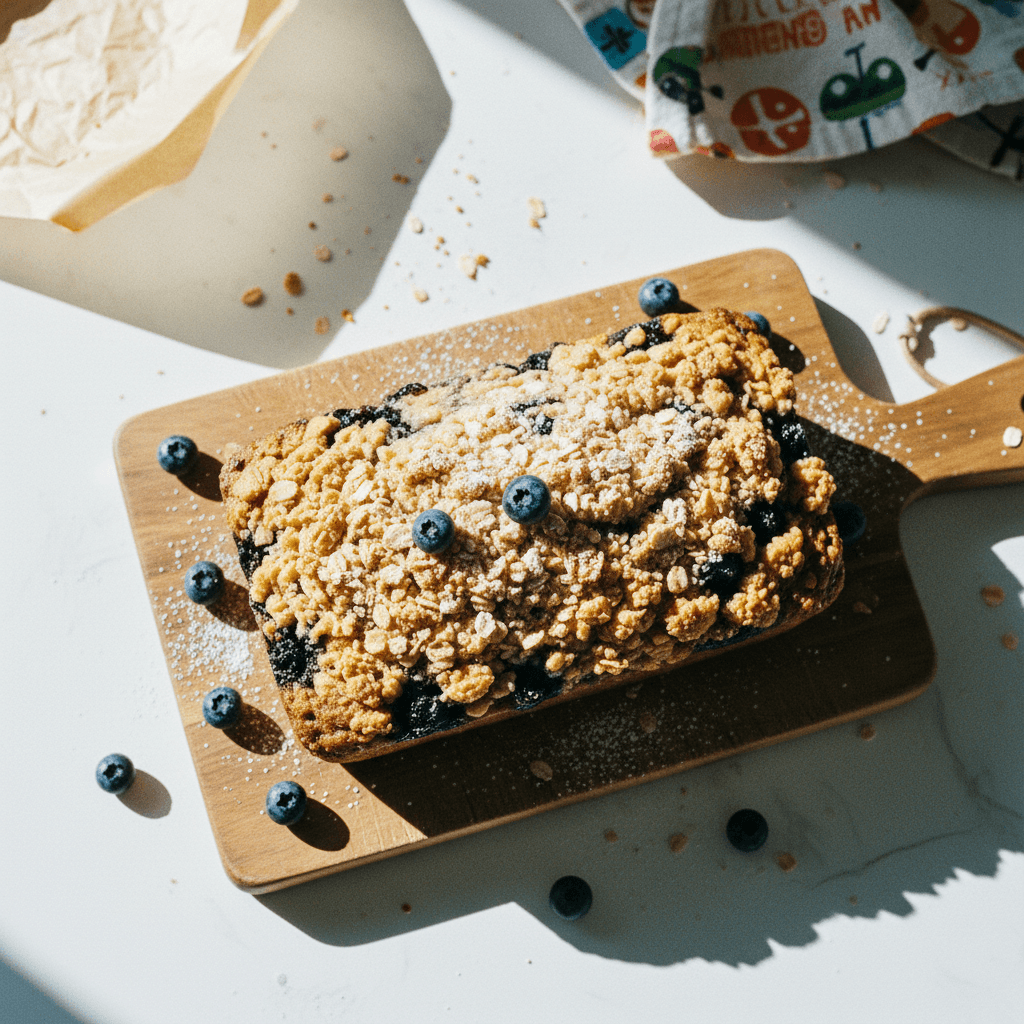 Heidelbeer-Crumble-Bananenbrot