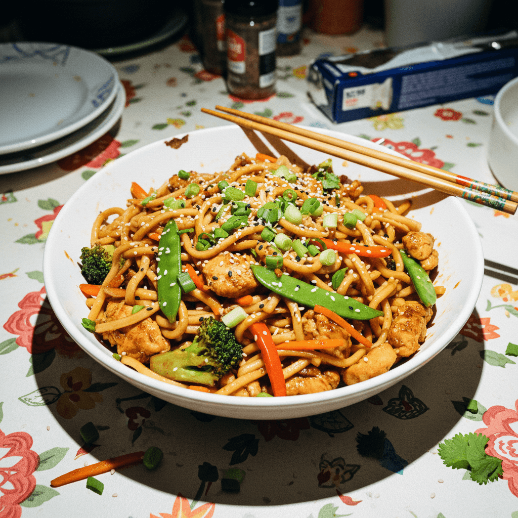 Chicken Noodle Stir Fry
