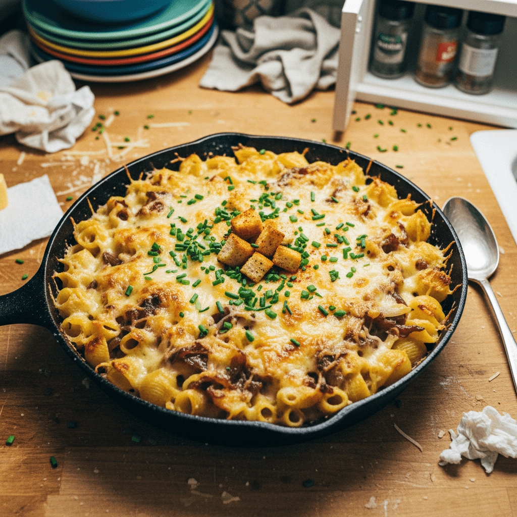 French Onion Mac and Cheese