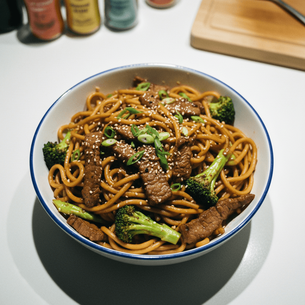 Beef & Broccoli Lo Mein