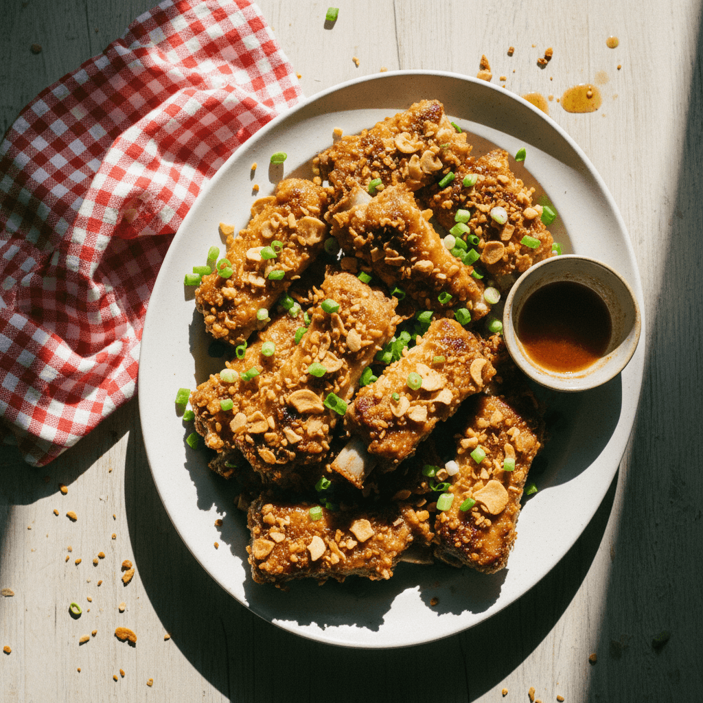 Crispy Garlic Ribs