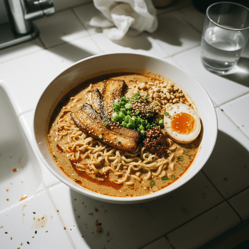 Creamy Peanut Miso Ramen
