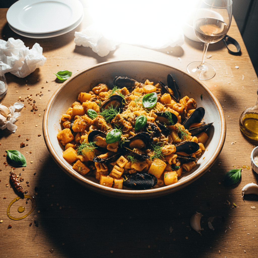 Pasta e Patate e Cozze