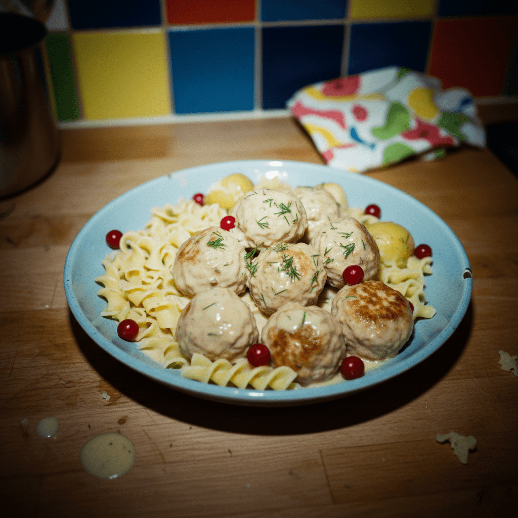 Creamy Swedish-Style Turkey Meatballs