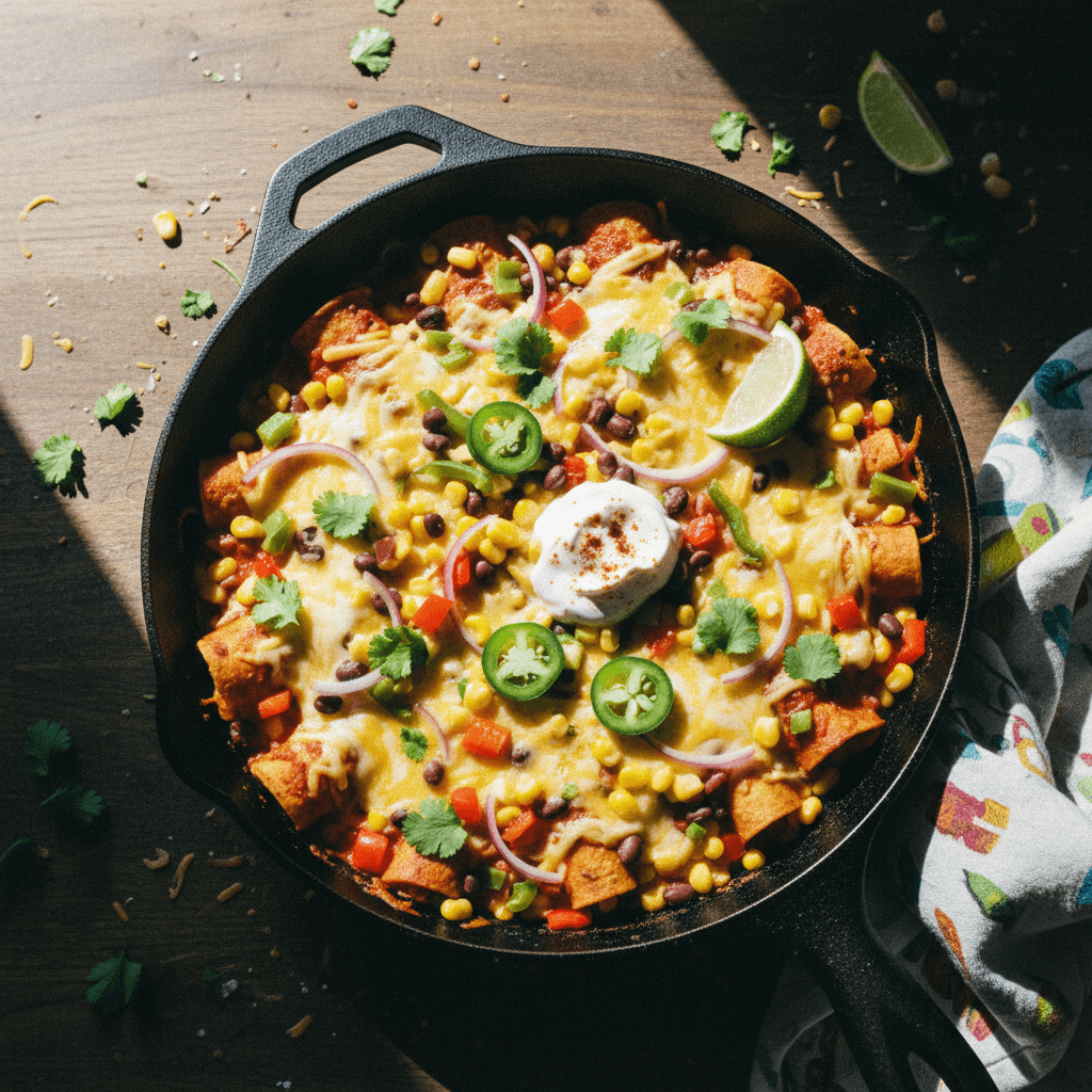 One-Pan Enchilada Skillet
