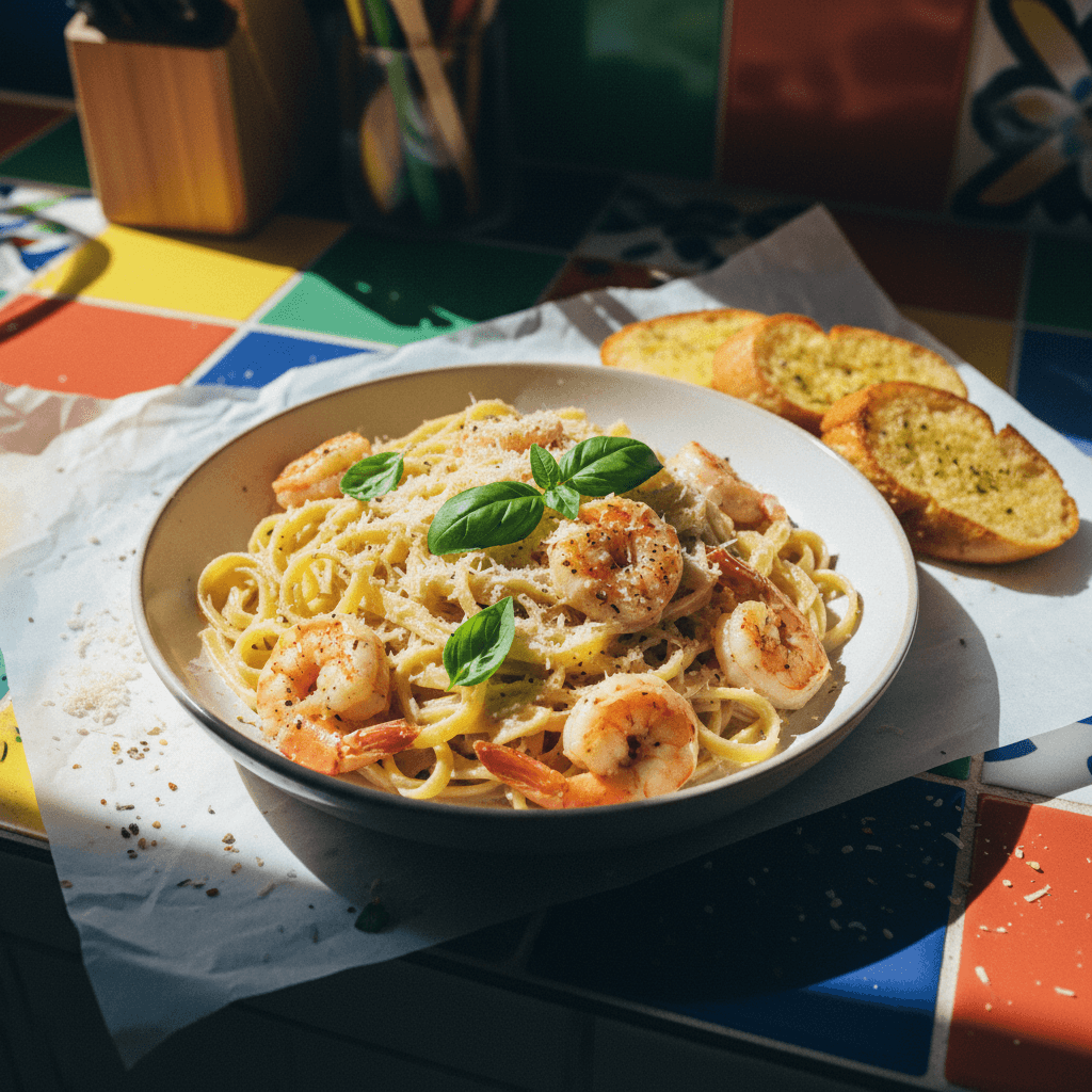 Shrimp Fettuccine Alfredo