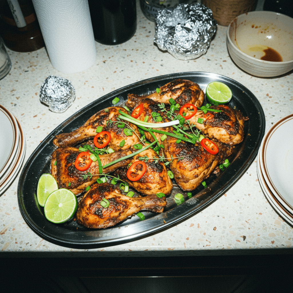 Authentic Jamaican Jerk Chicken