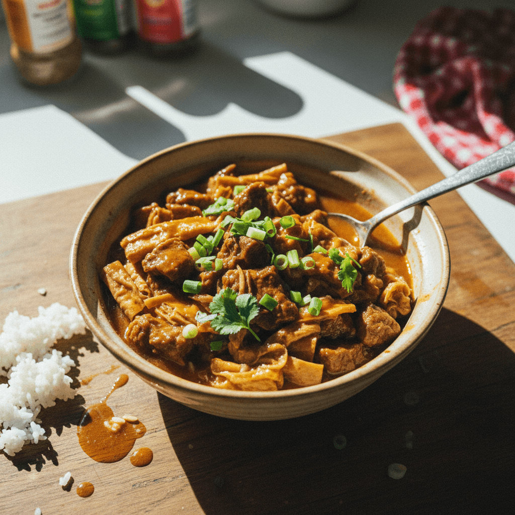 Beef and Tofu Skin Stew