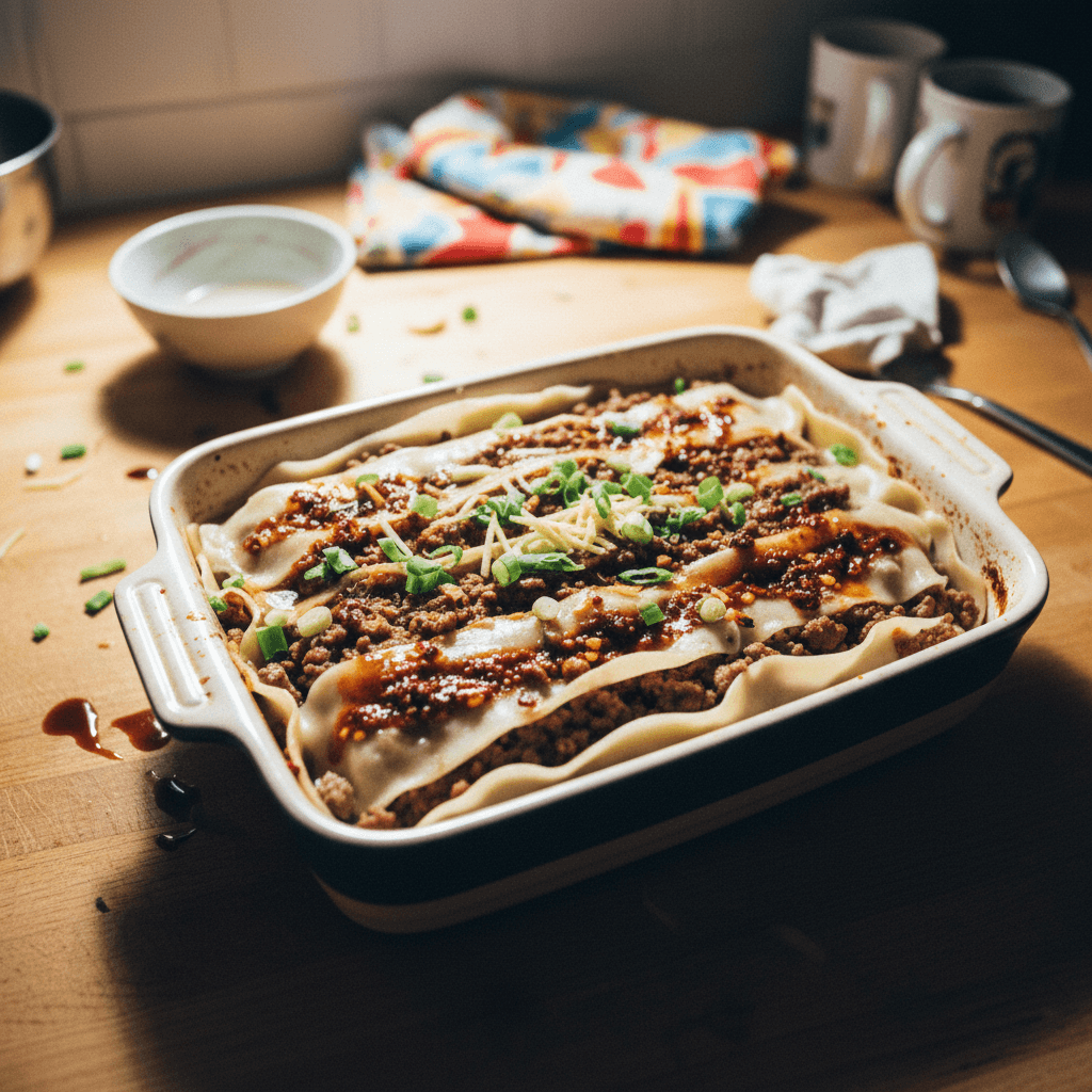 Dumpling Lasagna