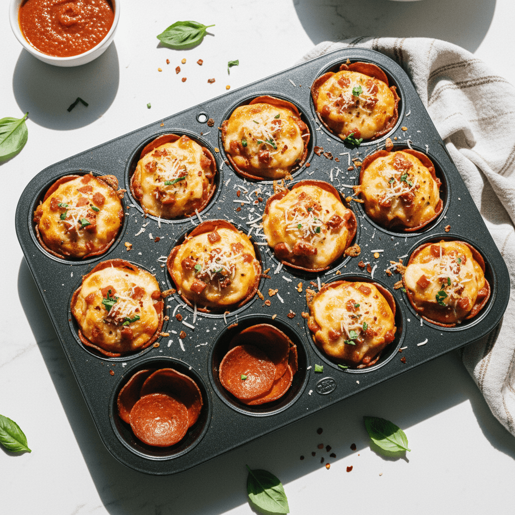Pull-Apart Pizza Muffins