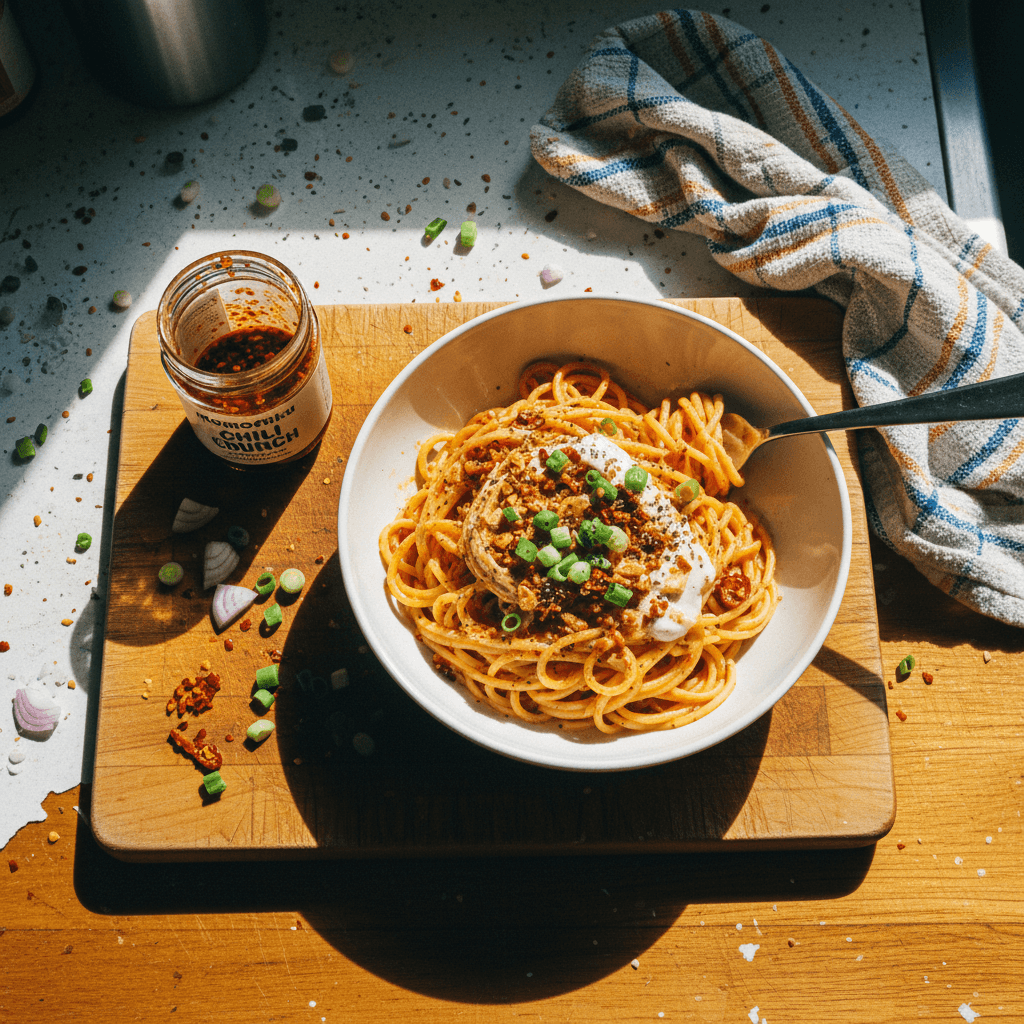 Spicy Chili Cream Pasta