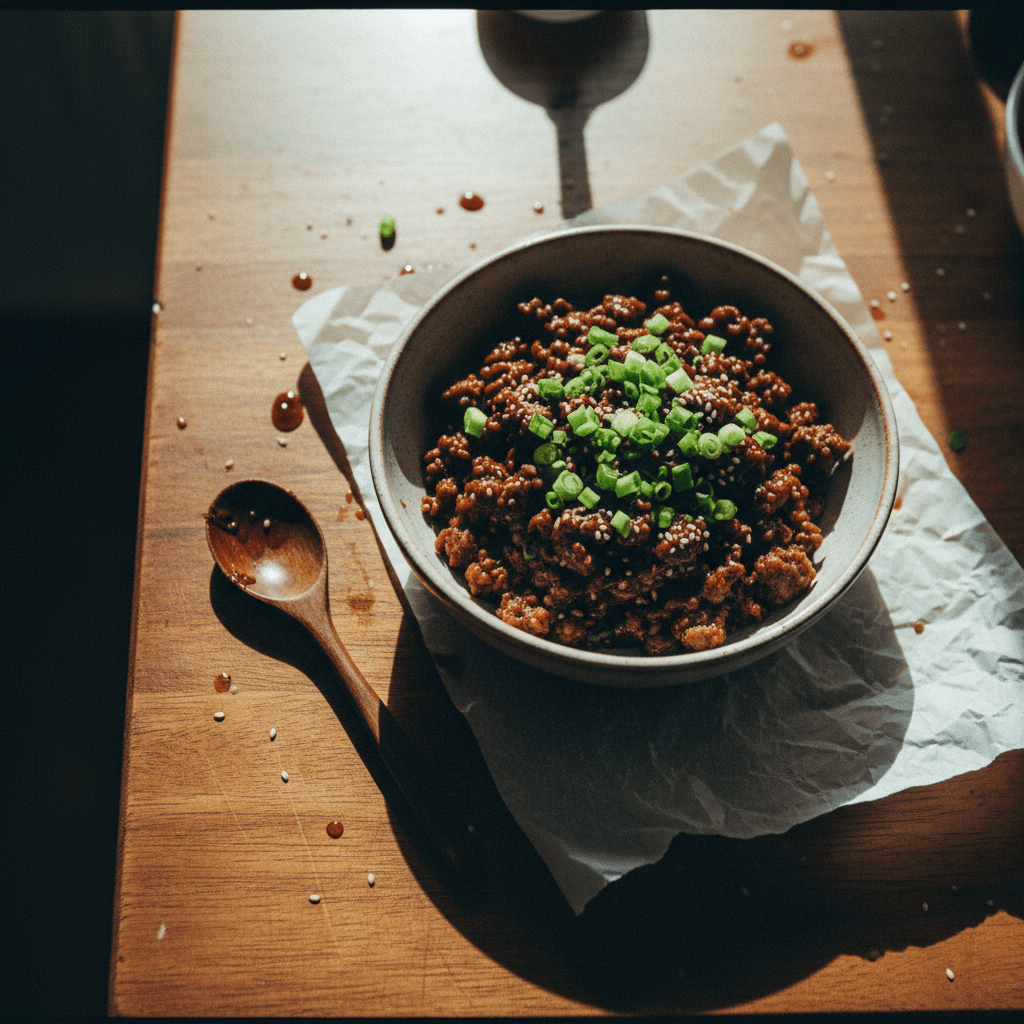 Mongolian Ground Beef