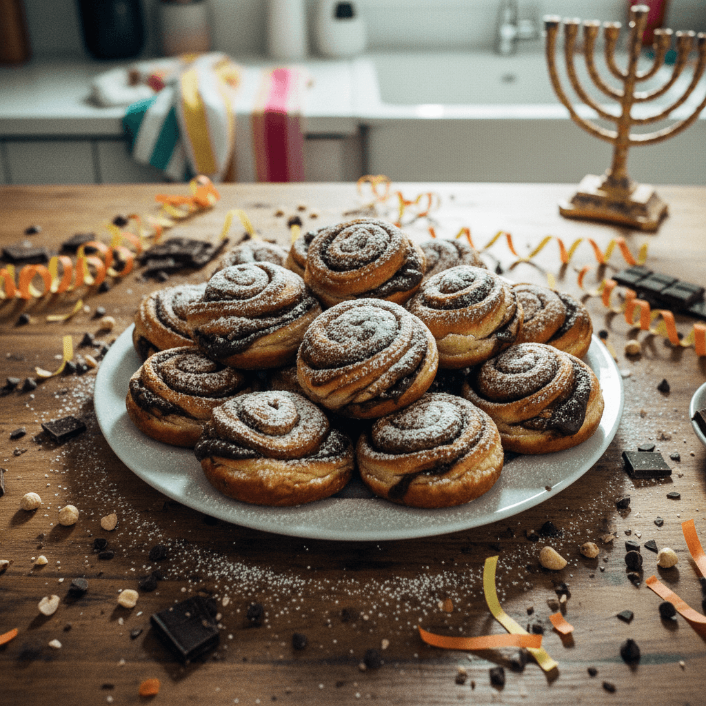 Babka Donuts (or Babka Sufganiyot)