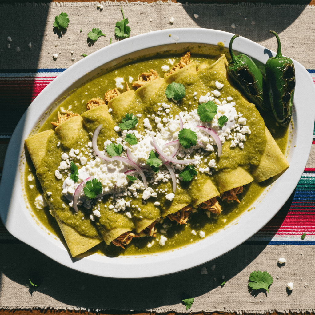 Chicken Enchiladas Verdes