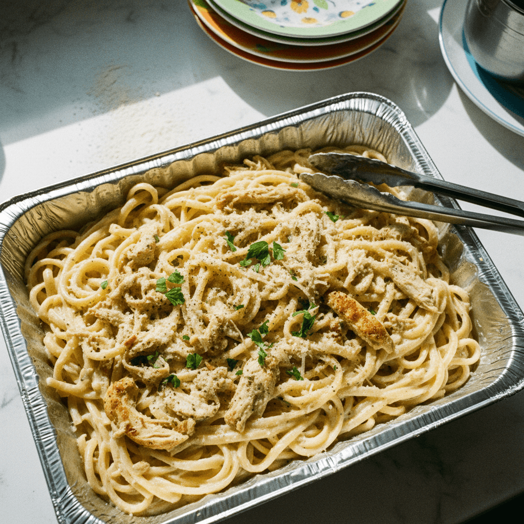 Creamy Chicken Alfredo Pasta