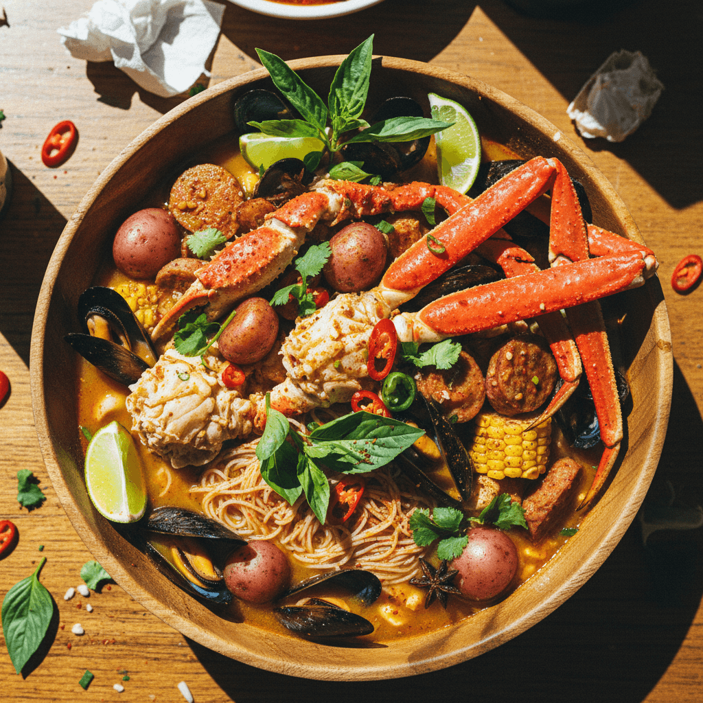 Seafood Boil Pho