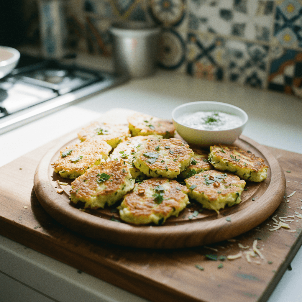 Zucchini Cheese Bites