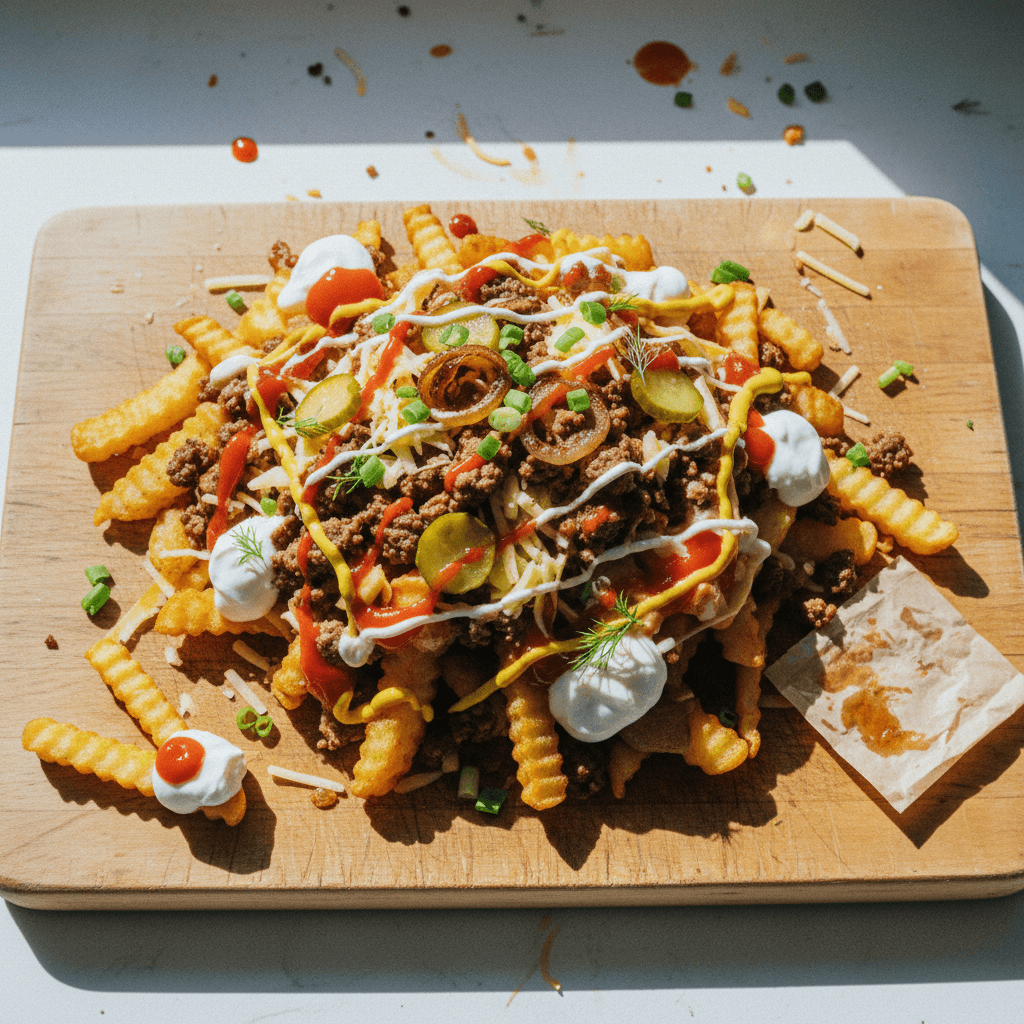 High Protein Loaded Fries
