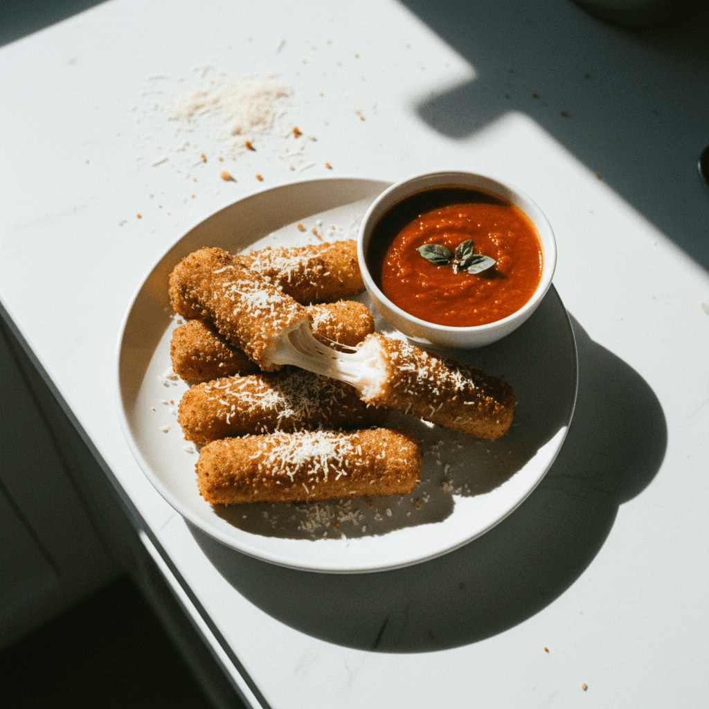 Protein-Packed Mozzarella Sticks