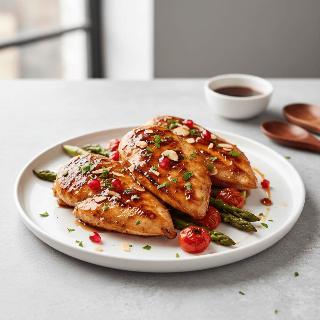 Honey Balsamic Glazed Chicken Breasts