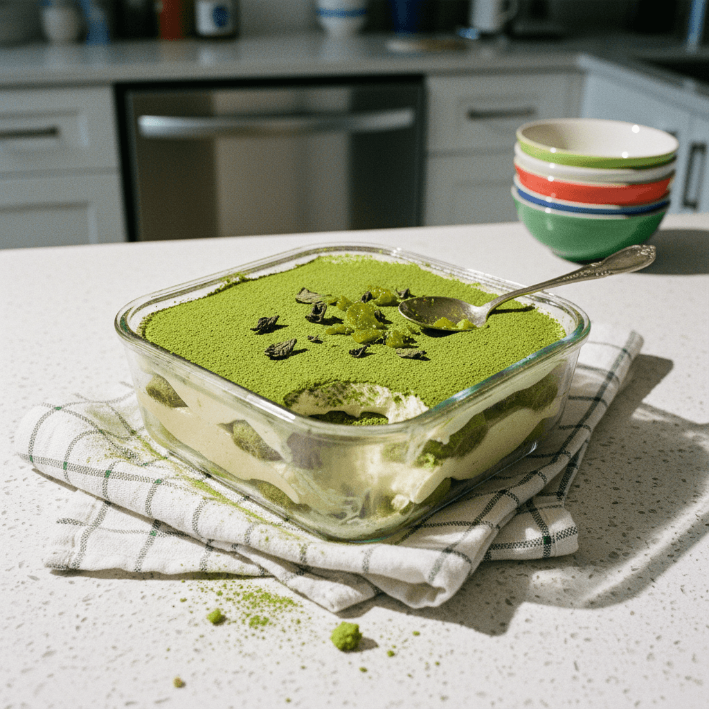 Earl Grey Matcha Tiramisu