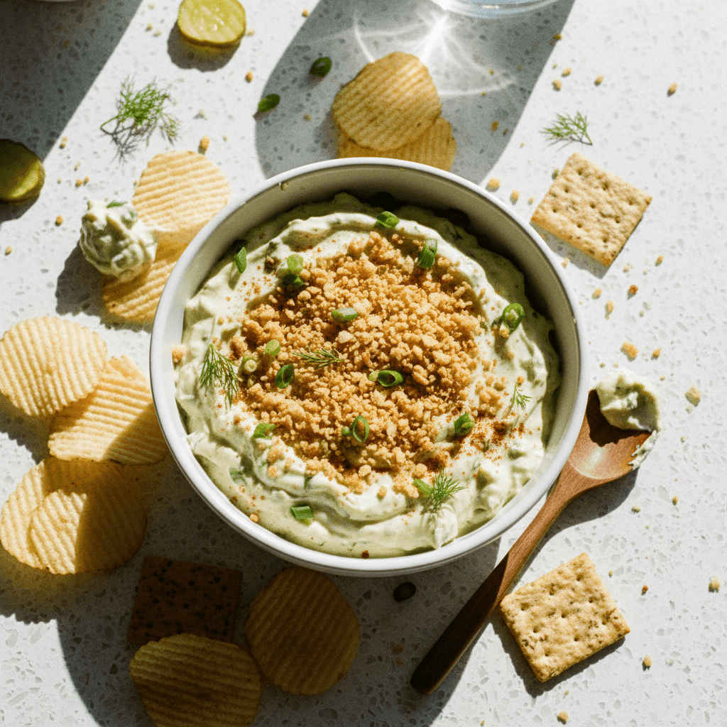 The Best Pickle Dip Ever