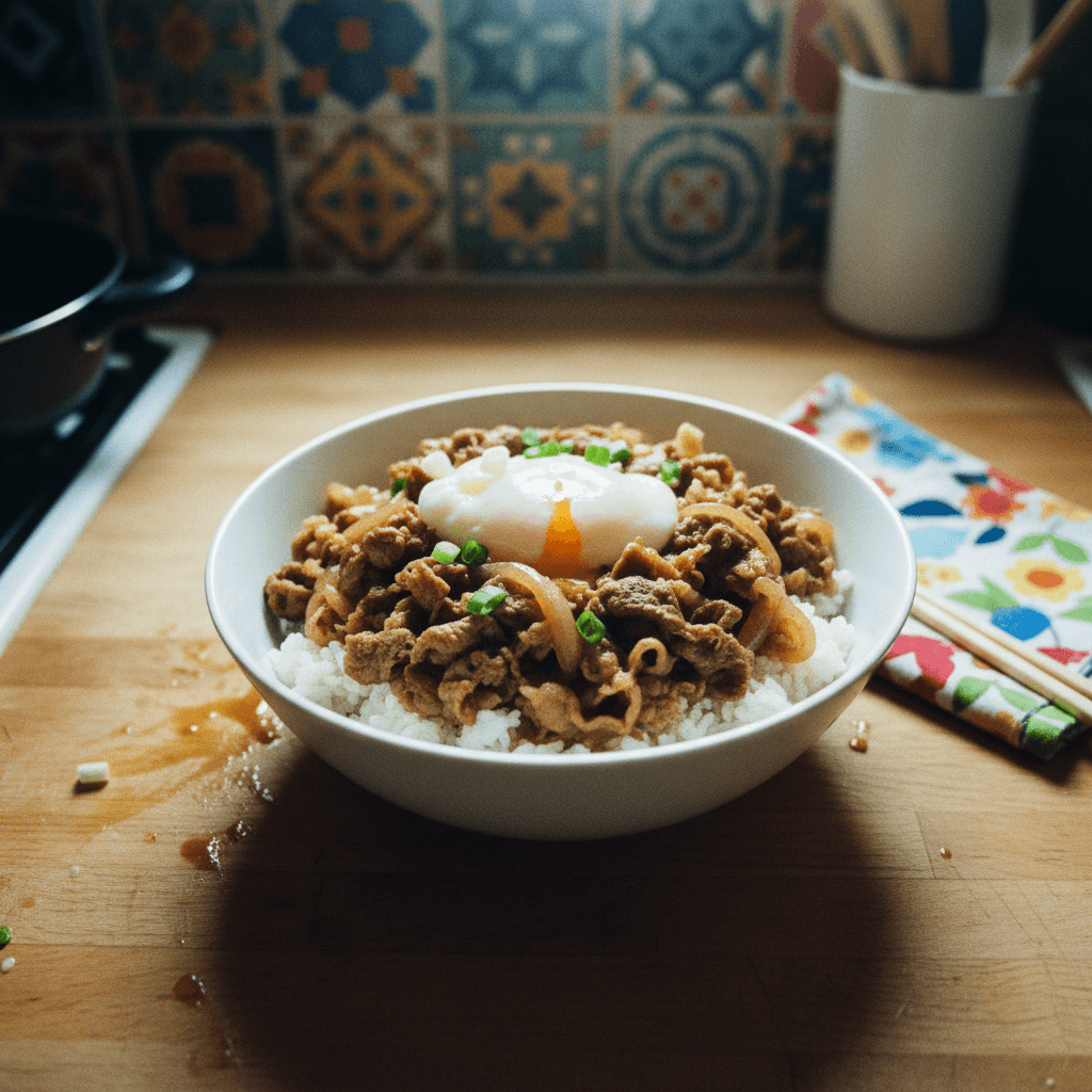 Rice Cooker Gyudon