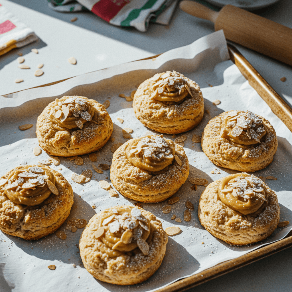 Almond Croissant Scones
