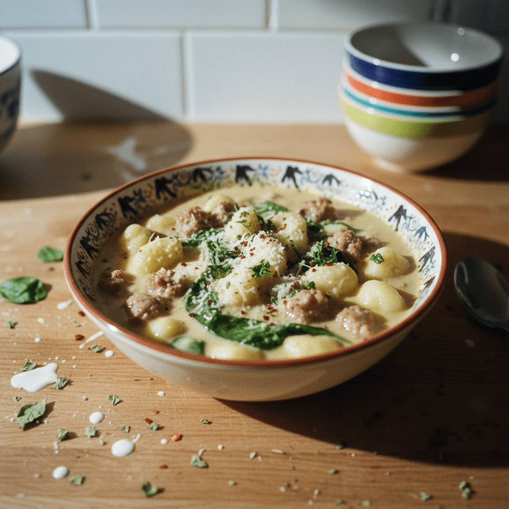 Creamy Italian Gnocchi Soup