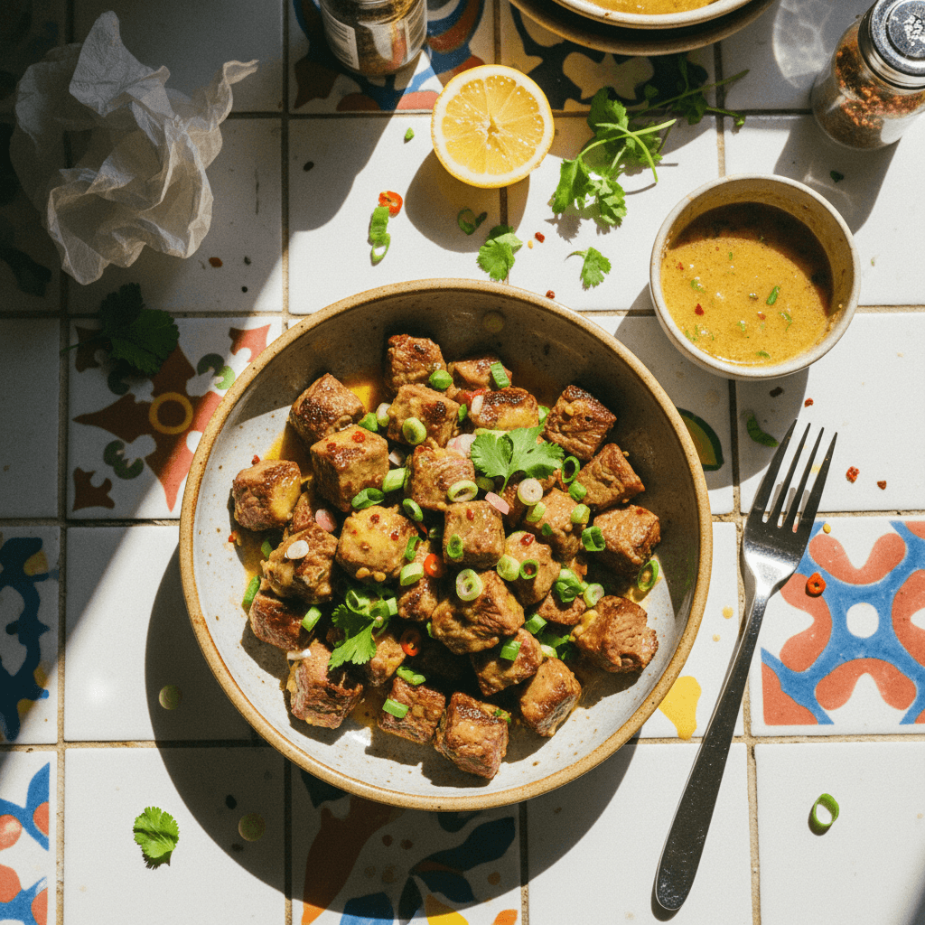 Cowboy Butter Steak Bites