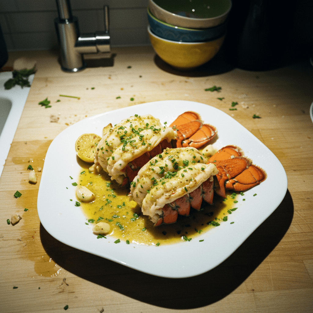 Garlic Butter Lobster Tails