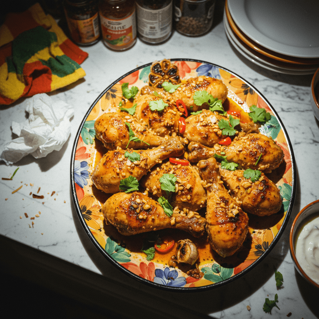 Garlic Butter Chicken Drumsticks
