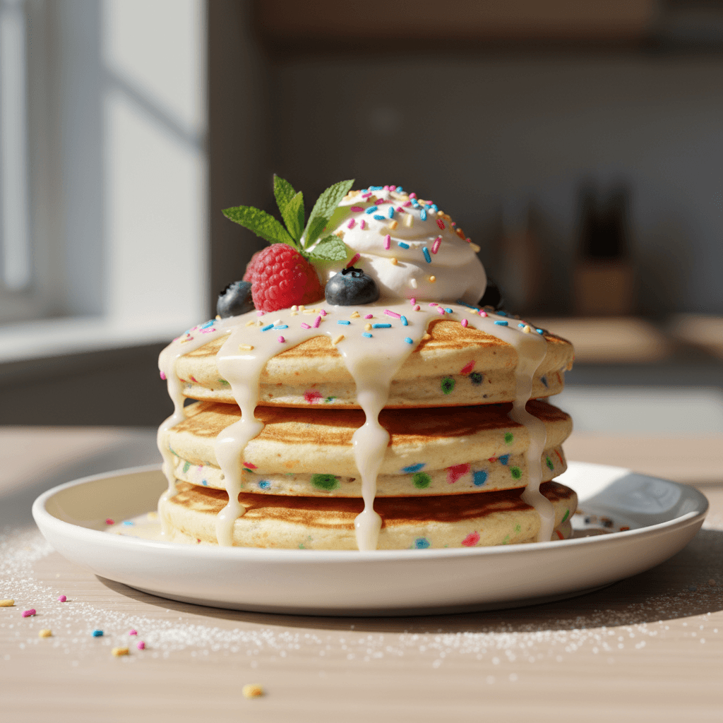 Funfetti Pancake Stacks