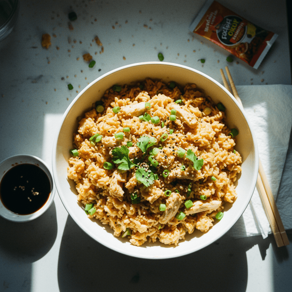 Post-Workout Chicken & Egg Fried Rice