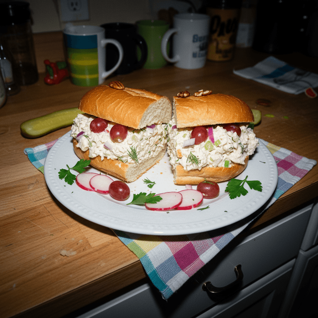 Creamy Chicken Salad Sandwiches