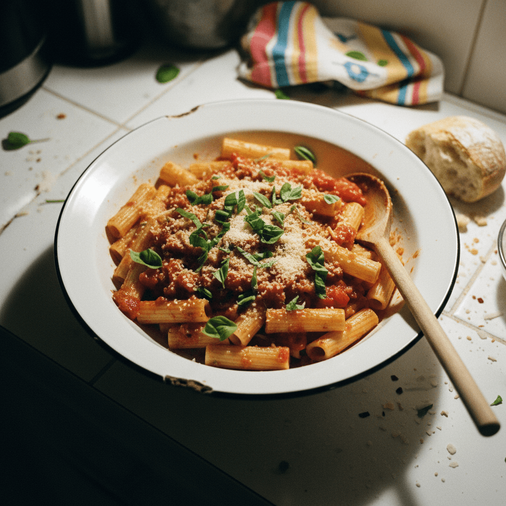 Creamy Tomato Pasta with Italian Sausage