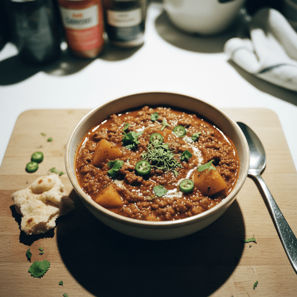 Keema Curry (Lamb Mince Curry with Potatoes)