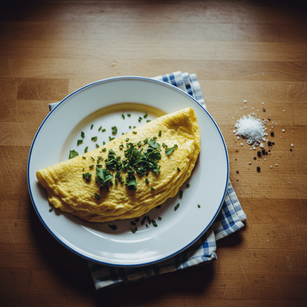Classic French Omelette with Herbs