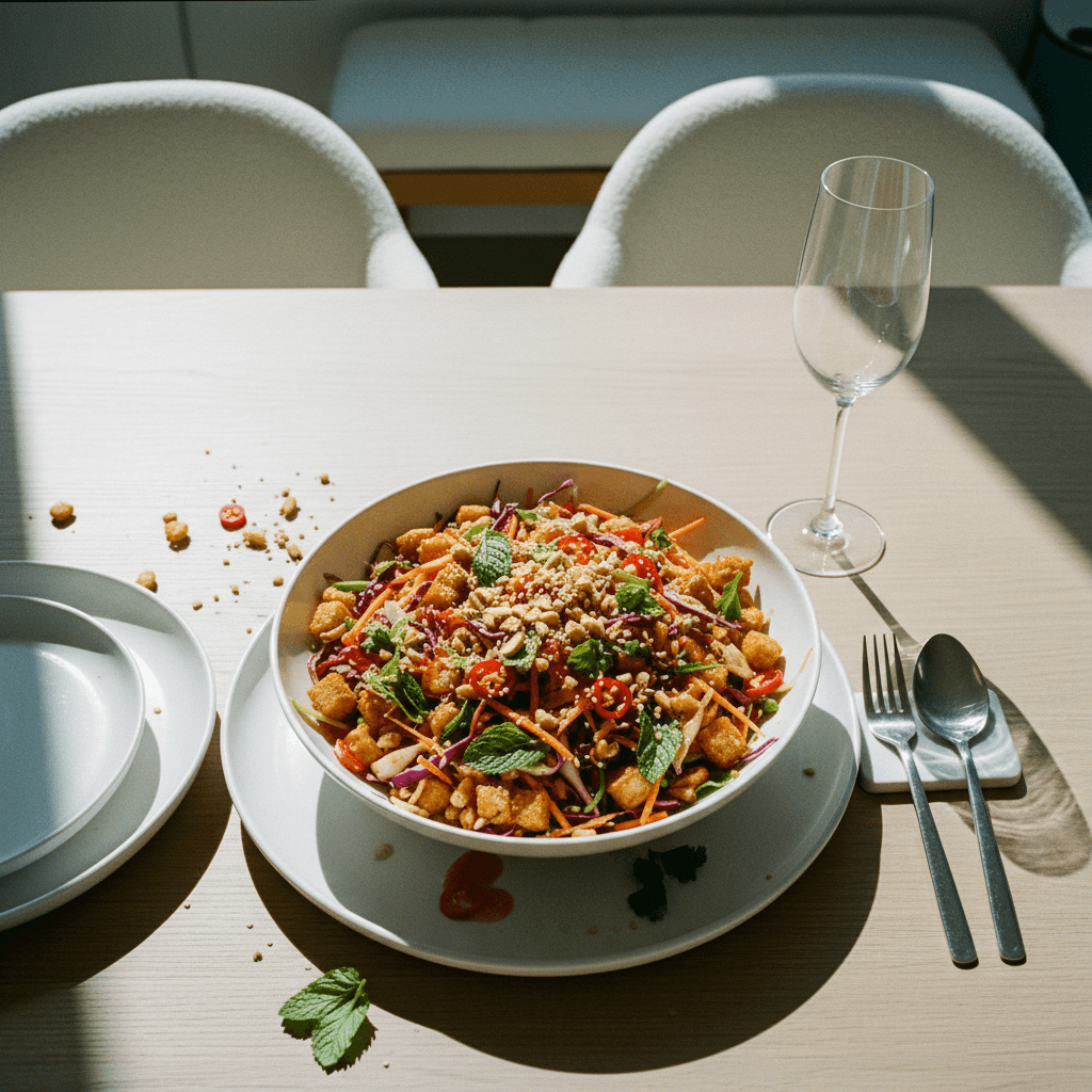 Sweet Chili Crispy Rice Salad