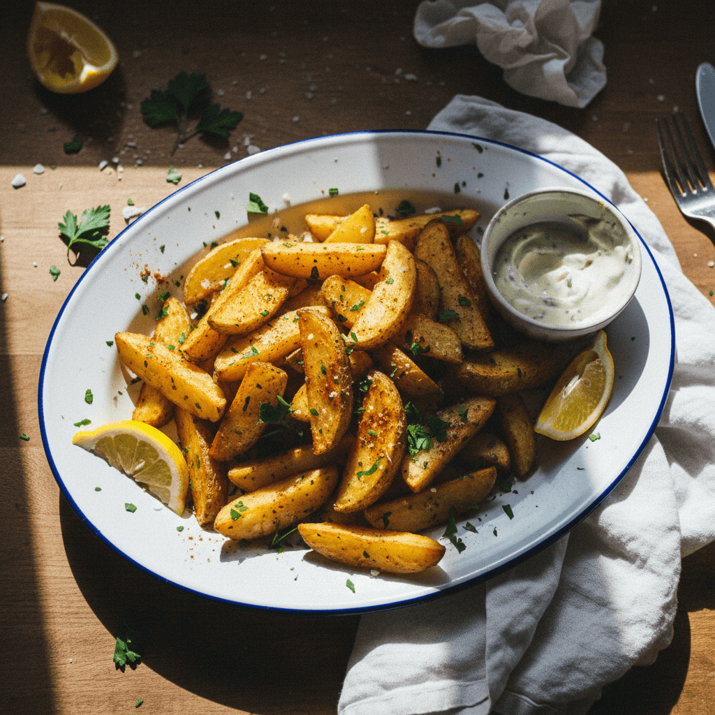 Oven Baked Potato Wedges