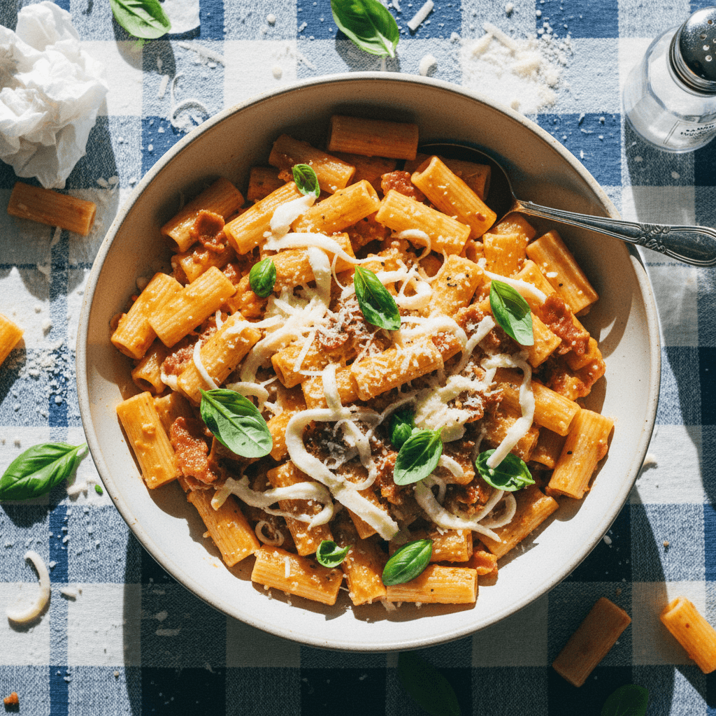Spicy Rigatoni alla Vodka