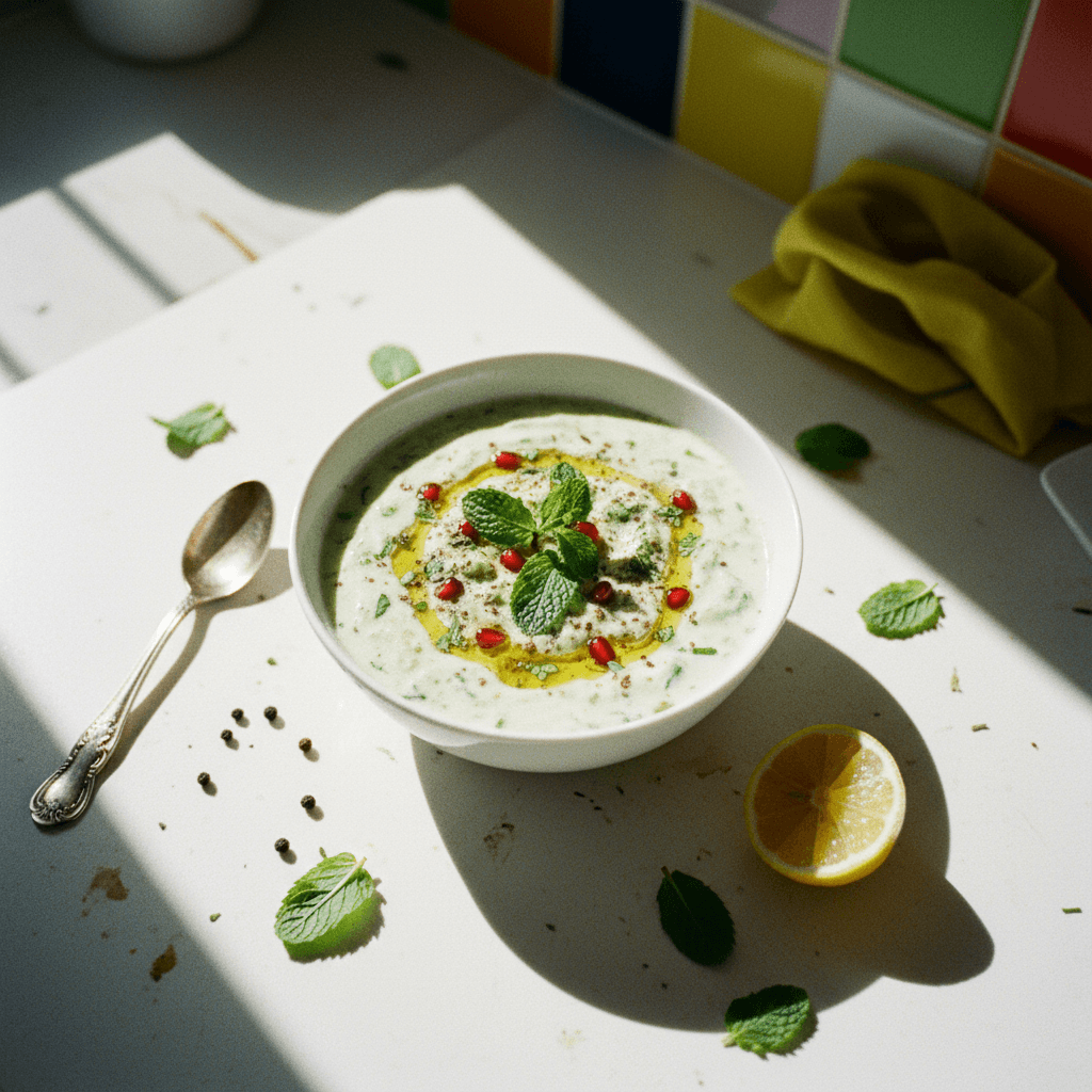 Refreshing Mint Raita