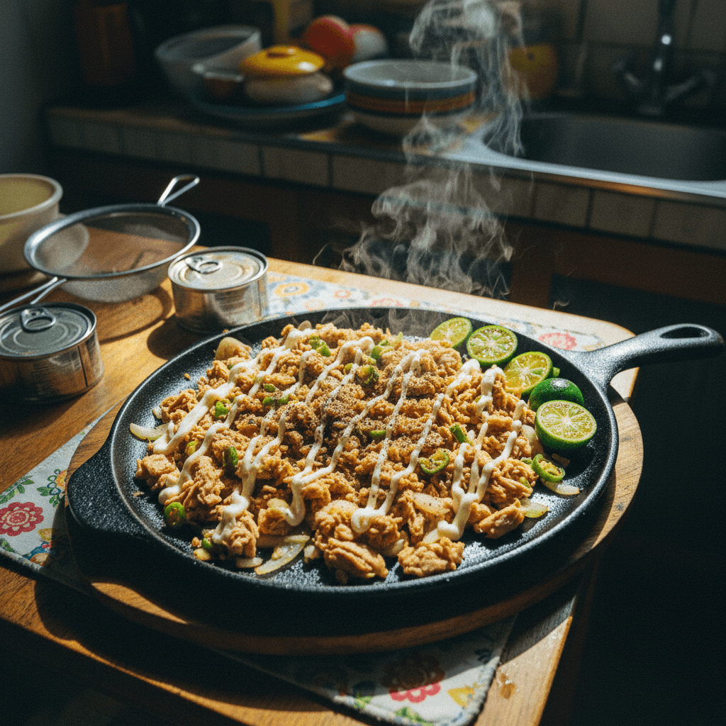 Sizzling Canned Tuna Sisig
